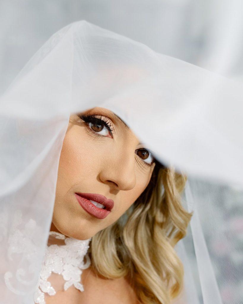 Ritratto di Consuelo con il velo nel giorno del matrimonio